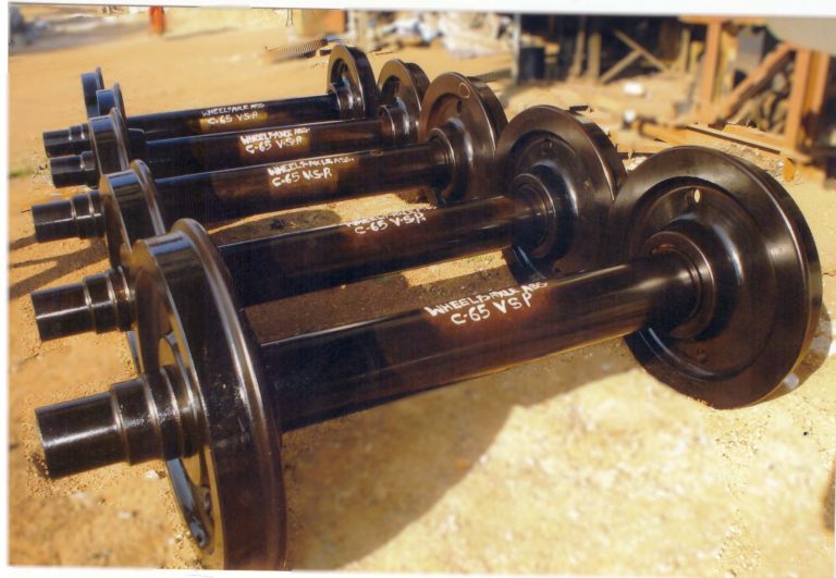 Locomotive-Wheel-Axle-Assembly-Repair-Refurbish-forged-heat-treatment-machined